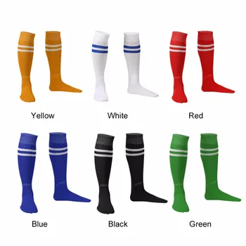1 Чифт спортни чорапи, гамаши до коляното, футболни и бейзболни мъжки дамски чорапи над коляното, Топла продажба, Директна доставка на