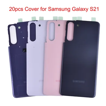 20 броя 4 цвят на Капака на отделението за батерията на Samsung Galaxy S21 Задния капак на отделението за батерията Подмяна на задното стъкло