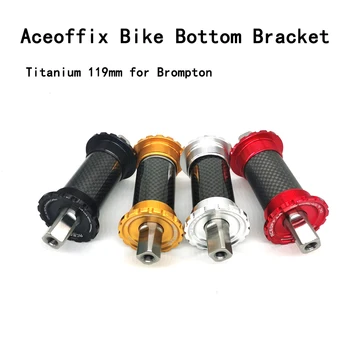 3 цвята ultralight титан квадратен bevel-ниска категория 119 мм за велосипед Brompton