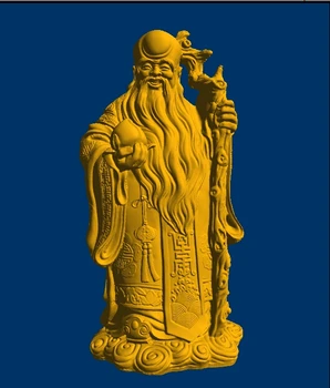 3D-модел на 3D-принтер с ЦПУ в STL формат The god of longevity