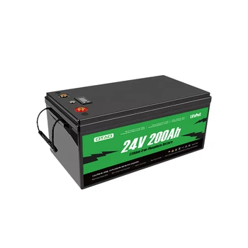 OTAO LiFePO4, Литиево-Желязо-Фосфатный Батерия 24V 200AH Батерия За Съхранение на Енергия За Домашно Външно Захранване LFP Litium Батерия