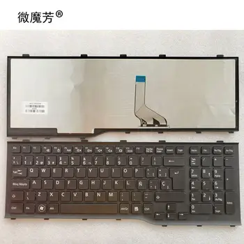 SP/BG Руска клавиатура за лаптоп Fujitsu Lifebook AH532 A532 N532 NH532 с рамка MP-11L63SU-D85 CP569151-01 нова
