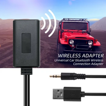 Авто Универсален безжичен Bluetooth-съвместими USB приемник 3.5 мм Aux вход RCA Медии Bluetooth 5,0 Музикален плейър аудио кабел адаптер