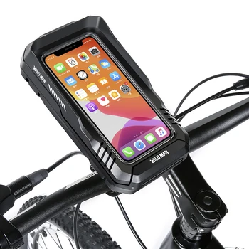 Велосипедна Чанта За Мобилен Телефон МТБ Велосипеди Волана Калъф За Телефон Със Сензорен Екран Велосипедна Чанта за Електрически Скутер, Аксесоари За Мотоциклети