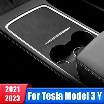 Замшевая Стикер На Централния Панел За Управление На Превозно Средство, Е Защитна Подплата, Стикер За Tesla Model 3 Y 2021 2022 2023 2024, Аксесоари Model3