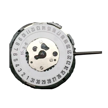 Кварцов часовников механизъм 26,6 мм с 3 стрелки, батарейкой и стълб, с една календарната дата на 6 стрелци, механизъм Miyota 2115, аксесоари