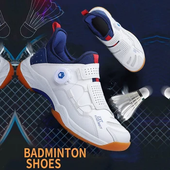 Мъжки И Дамски спортни бадминтонные маратонки за тенис на маса, дишащи обувки за тенис златисто-син цвят, спортни обувки за тренировки TKS01