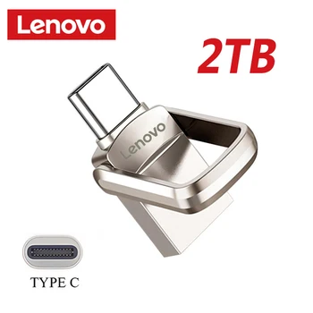 оригинален Ултра-U-Диск, LENOVO 2 TB 1 TB USB typec Високоскоростна Флаш-памет с Голям Капацитет 512 GB Флаш Памет За телефон PC