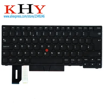 оригинална Британска клавиатура Thinkpad L380, L380 Yoga, T490 T495 L390, L390 Yoga, L490 P43s fru 01YP268 01YP348 01YP428 01YP508