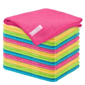 Преносими кърпички за почистване от микрофибър, неабразивные, за многократна употреба и пере, многофункционална кърпа за почистване на автомобили, домове, кухни