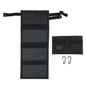 Сгъваема слънчеви батерии, USB порт 5.5v за пътуване на открито