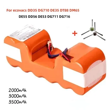 3500 mah висок капацитет за подметально-почистваща машина ecovacs deebot DE55 DD56 DE53 DD35 DN33 DT88 DG710 NI MH батерия