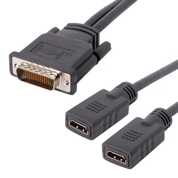 CY DMS-59Pin plug-удължителен кабел с двоен конектор HDMI 1.4 HDTV за видеокартата на PC