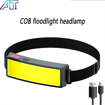 Led сверхяркий фенер, поставен на главата, водоустойчив фенер за риболов, къмпинг, шахтерской фарове, USB-акумулаторна батерия на КОЧАН-прожектор, ламповое осветление