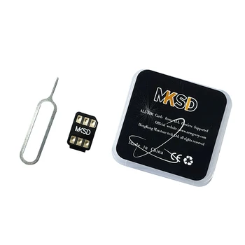 MKSD СИМ-карта със стикер 3 М + Дребно кутия за отключване на SIM-карта за iPhone 13 Pro max 12 mini 11 X XR XS 8 7 6 plus