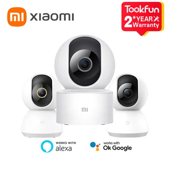 Глобалната версия на Xiaomi Mi Домашна Камера за Сигурност C300/C200/AW200/2K HD WiFi Нощно Виждане ПР Откриване на Аларма Уеб камера за Видео Детски Монитор