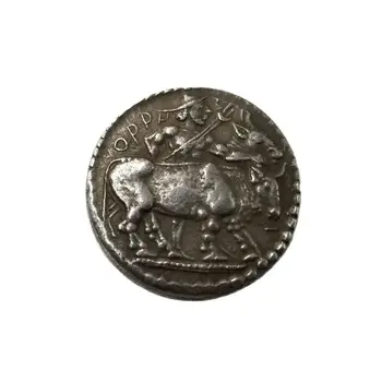 Древногръцки монети от месинг с посеребрением Антикварни копия на декоративни занаяти Тип 3395