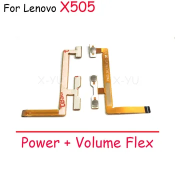 За Lenovo Tab M10 X505 TB-X505F TB X505M TB-X505L Превключвател за включване-изключване Страничен бутон за регулиране на силата на звука Гъвкав кабел