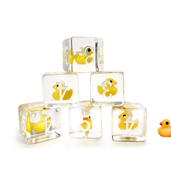 Комплект кубчета Bescon Yellow Duck 16 мм с 6 страни, комплект от 6 кубчета Yellow Duck D6 6 бр.