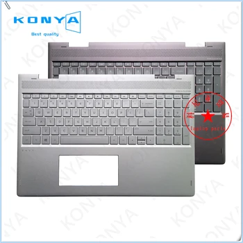 Нов Оригинален за лаптоп HP ENVY X360 15-BP 15-BQ серия TPN-W127, Поставка за ръце, на Горния Капак на Корпуса и С клавиатура с подсветка L22412-001