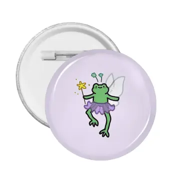 Страхотна икона-жени жаба Froggie Смешни, интересни метални адаптивни игли за приятелите, икони, брошки за раницата