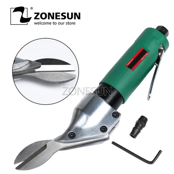 Тип писалка ZONESUN Мощни пневматични ножици щипци Air ножици за рязане на метал или пластмаса Air набор от инструменти за рязане на метална мрежа